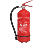 ESTINTORE A POLVER 6 KG.C/MANOMETRO OMOLOGATO RICARICABILE