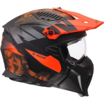 CASCO LS2 0F606 DRIFTER GAS 22-06 TAGLIA XS MATT GREY ORANGE