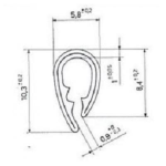 ROTOLO GOCCIOLATOIO CROMATO MT. 5