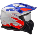 CASCO LS2 0F606 DRIFTER TREK 22-06 TAGLIA XXL GLOSS WHITE BLUE RED