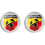 ABARTH 3D STICKER SCUDETTO TONDO 2PZ D.21MM