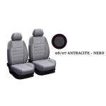 COPPIA COPRISEDILI ANTERIORI UNIVERSALI STILEDUE COLORE ANTRACITE-NERO