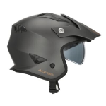 CASCO ACERBIS JET ARIA METALLIC 22-06 MATT DARK GREY TAGLIA L