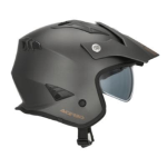 CASCO ACERBIS JET ARIA METALLIC 22-06 MATT DARK GREY TAGLIA XS