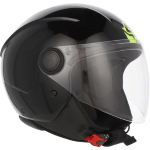 CASCO DEMIJET 22-06 BREZZA TAGLIA M GLOSSY BLACK