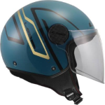CASCO OF558 SPHERE LUX II MINIM 22-06 GLOSS BLUE TEAL TAGLIA XS