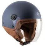 CASCO DEMI-JET TUCANO EL'JETIN 22.06 TG. XL COLORE MATT DARK BLUE  