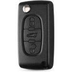 COVER CHIAVE C/TASTO BAULE 407 107 207 307 308 3 TASTI S/ALL.BATT.