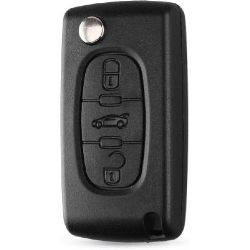 COVER CHIAVE C/TASTO BAULE 407 107 207 307 308 3 TASTI S/ALL.BATT.