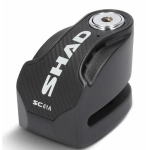BLOCCADISCO SHAD SC61A  CON ALLARME PISTNCINO DA  6 MM  NERO ANTIACQUA
