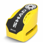 BLOCCADISCO SHAD SC62A  CON ALLARME PISTNCINO DA 10 MM GIALLO ANTIACQUA