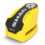 BLOCCADISCO SHAD SC61A  CON ALLARME PISTNCINO DA 6 MM GIALLO ANTIACQUA