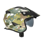 CASCO ACERBIS ARIA SPORT 22-06 MATT GREEN BROWN TAGLIA M