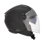 CASCO ACERBIS JET LEVANTE OM. 22.06 TAGLIA L COLORE MATT BLACK GREY (DOPPIA VISIERA)