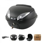 BAULETTO MOTO POS. BCR 42L IN ABS C/SCHIENALE + PIASTRA DI FISSAGGIO 