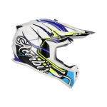 CASCO ACERBIS LINEAR GRAPHIC 22-06 INTEGRALE TAGLIA S GLOSSY WHITE BLUE
