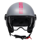 CASCO FGTR CLASSIC MOMO E2206 TAGLIA XL COLORE FLUO MATT GREY/FUCSIA