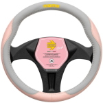 COPRIVOLANTE MOMO MICROFIBRA PINK TAGLIA M D. 38<>39cm LOGO GIALLO