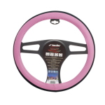 COPRIVOLANTE UNIVERSALE cm 37-39 PELLE PU ROSA  CVT/82