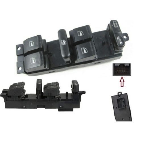 PULSANTIERA ANT SX ALZACR. ELE. VW BORA  GOLF  PASSA 9 PIN