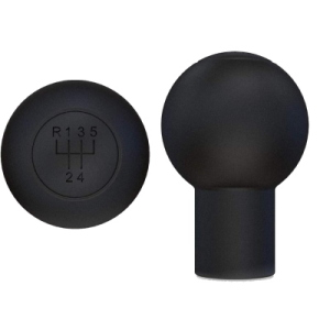 COPRI POMELLO AL SILICONE TONDO NERO LISCIO R12345