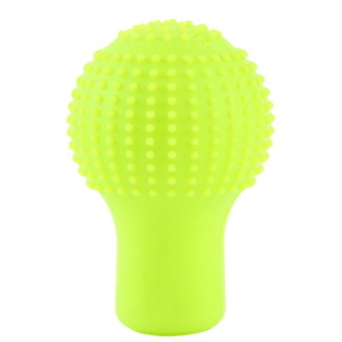 COPRI POMELLO AL SILICONE TONDO VERDE FLUO
