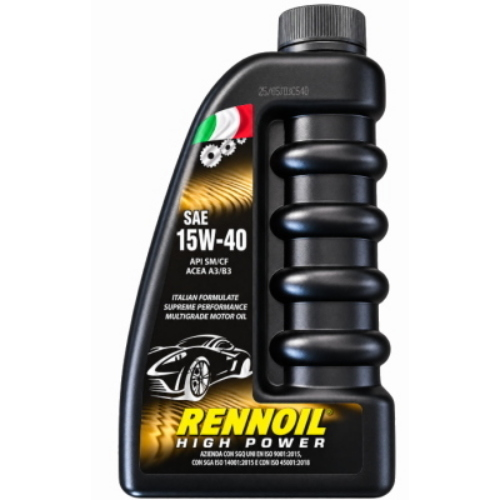 OLIO MOTORE RENNOIL 15W40 MULTIGRADE  MINERALE LT. 1