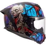 CASCO LS2 FF820 RAPID III ZOMBIE II COL GLOSS BLACK RED BLUE TAGLIA M