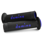 COPPIA MANOPOLE DOMINO RACING NERO/BLU A010 