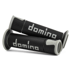 COPPIA MANOPOLE DOMINO ON ROAD RACING NERO/GRIGIO A450