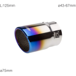 CODOLINO MARMITTA 43/67 mm ROTONDO TITANIUM TRX21B