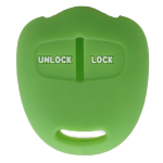 GUSCIO SILICONE VERDE PER CHIAVE MITSUBISCHI DUE TASTI