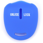 GUSCIO SILICONE CELESTE PER CHIAVE MITSUBISCHI DUE TASTI