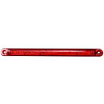 COPPIA FANALE INGOMBRO POS A LED 12/24 VOLT ROSSO C/VITI