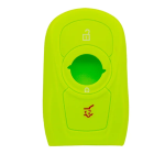 CUSTODIA SILICONE VERDE PER CHIAVE OPEL 3 TASTI C/TASTO BAULE 2 FUNZIONI