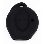 CUSTODIA IN SILICONE NERO PER PEUGEOT CON UN TASTO