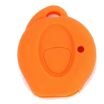 CUSTODIA IN SILICONE ARANCIO PER PEUGEOT CON UN TASTO