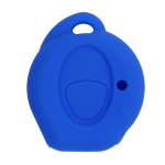CUSTODIA IN SILICONE BLU PER PEUGEOT CON UN TASTO