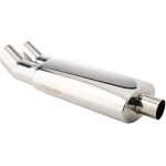 <MARMITTA UNIV. GATLING 2 USCITE OVALE INOX D.47 L.490mm ESR654