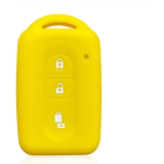 CUSTODIA IN SILICONE GIALLO PER CHIAVE NISSAN TRE TASTI