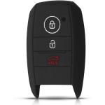 CUSTODIA IN SILICONE NERO PER CHIAVE HYUNDAI TRE TASTI C/APERTURA BAULE