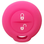 CUSTODIA IN SILICONE FUXIA PER CHIAVE MITSUBISHI DUE TASTI 