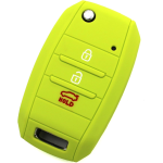 CUSTODIA IN SILICONE GIALLO PER CHIAVE HYUNDAI TRE TAST C/APERTURA BAULE