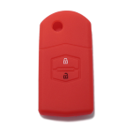 CUSTODIA IN SILICONE ROSSO PER CHIAVE MAZDA DUE TASTI