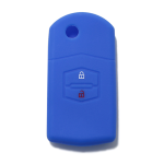 CUSTODIA IN SILICONE BLU PER CHIAVE MAZDA DUE TASTI