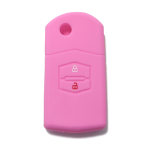 CUSTODIA IN SILICONE ROSA PER CHIAVE MAZDA DUE TASTI
