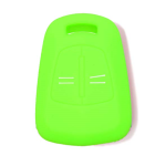 CUSTODIA IN SILICONE VERDE PER CHIAVE OPEL DUE TASTI ORIZONTALI