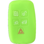 CUSTODIA IN SILICONE VERDE PER LAND ROVER 5 TASTI