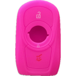CUSTODIA SILICONE FUXIA PER CHIAVE OPEL 3 TASTI C/TASTO BAULE 2 FUNZIONI