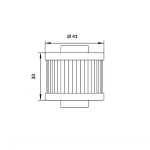 Filtro Olio APRILIA LEONARDO/ST 125cc (OK185)